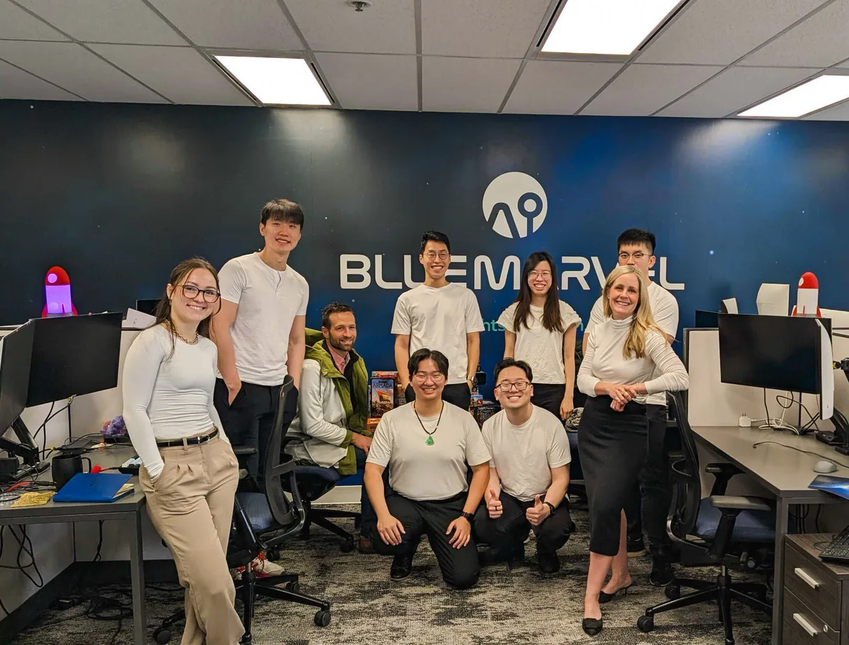 BlueMarvel team at work