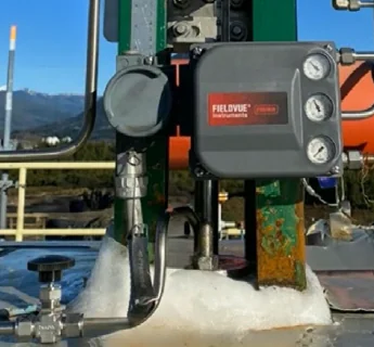 Dry air purge system installed on the control valve